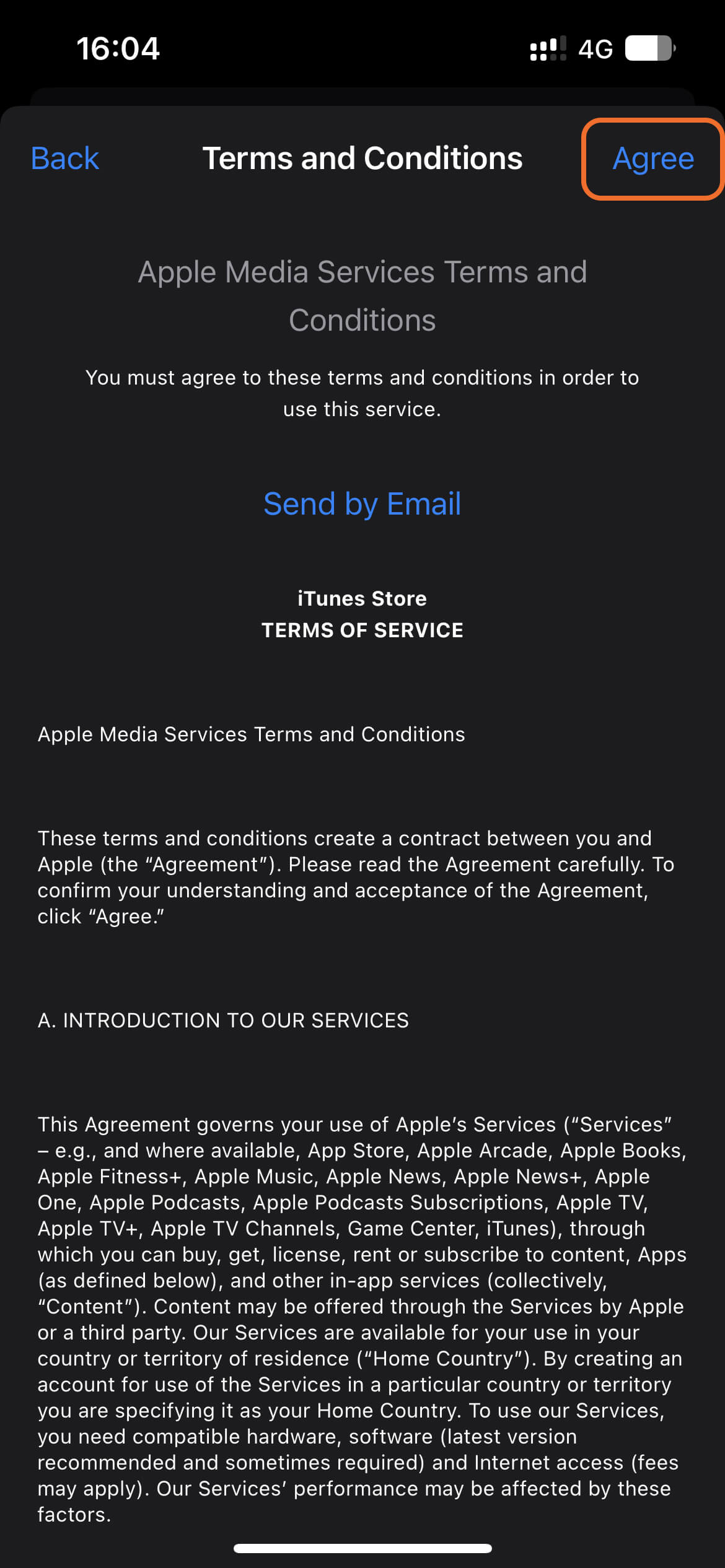 terms and conditions
