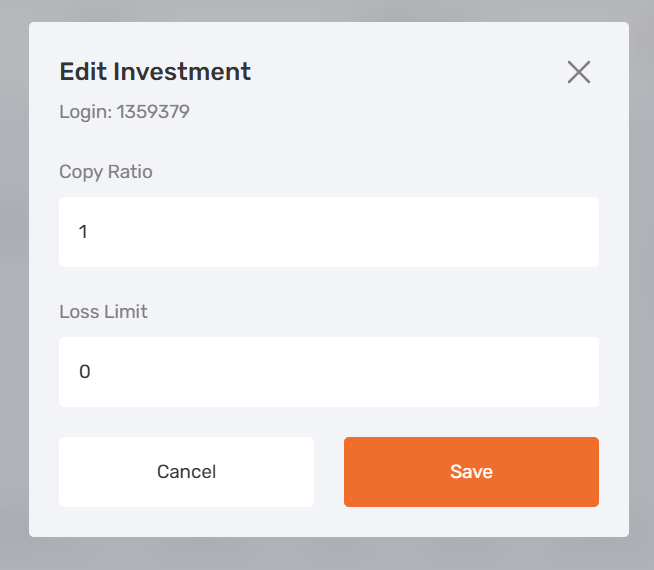 edit investment