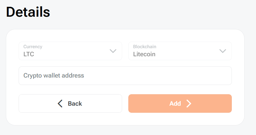 withdrawal details